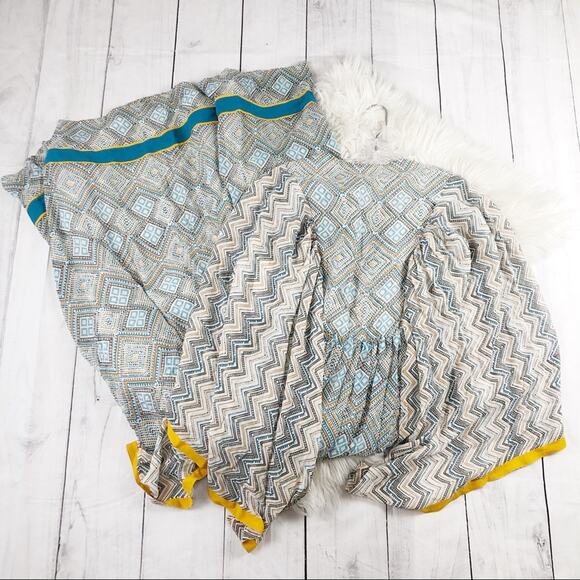 Talitha Women's Maghreb Pinted Silk-Georgette V-Neck Maxi Dress‎ Size S  NEW - Picture 5 of 7